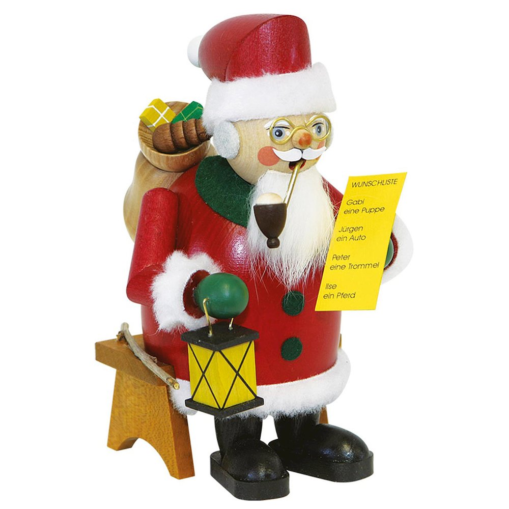 Incense Burner - Santa Claus With Wishlist. Picture 1