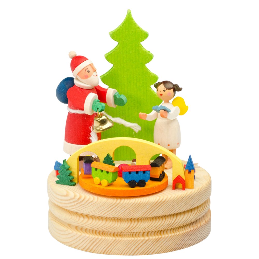 Music Box - Santa and Angel. Picture 1