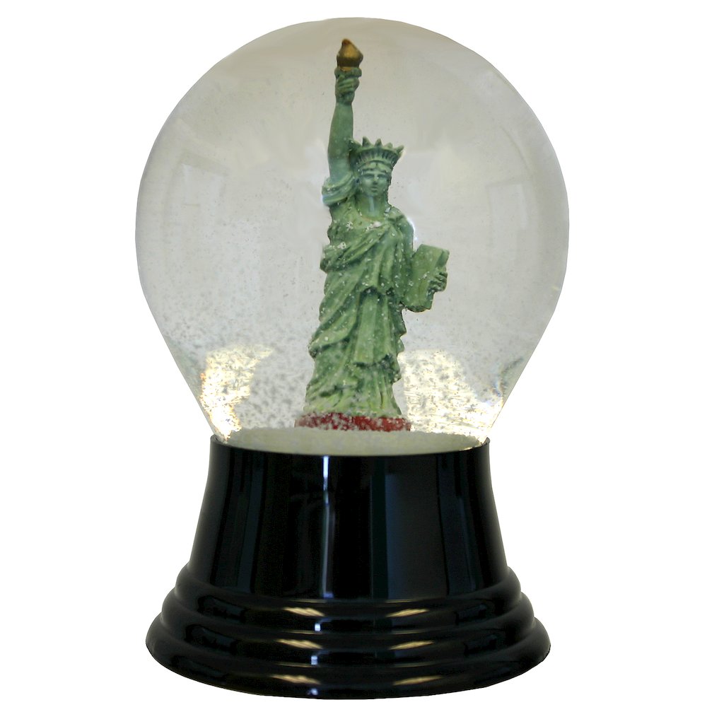 Snowglobe - Medium Statue Of Liberty. Picture 1