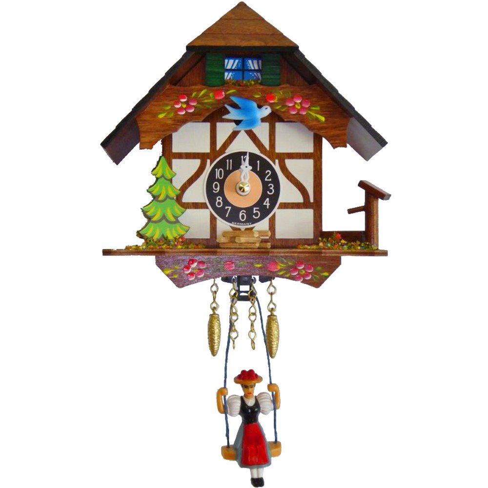 Battery-Operated Clock - Mini Size With Music/Chimes. Picture 1
