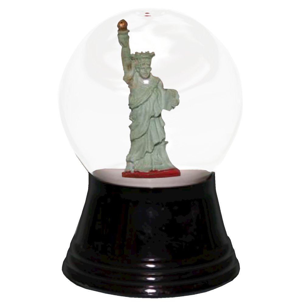 Snowglobe - Small Statue Of Liberty. Picture 1