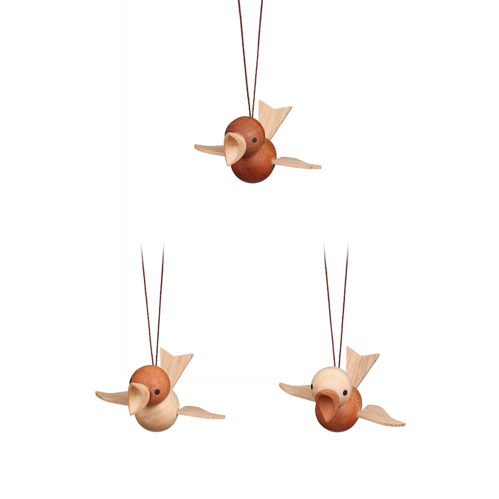 Ornament - Birds On Strings. Picture 1