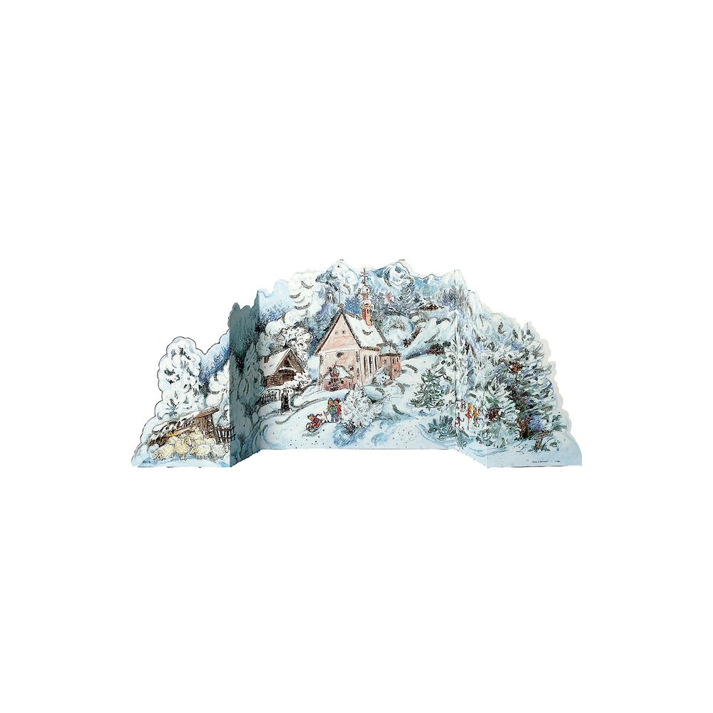 Advent - 3-Dimensional Winter Scene. Picture 1