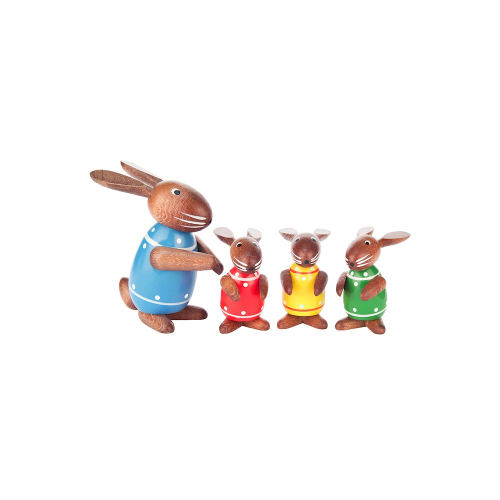 Easter Figures - Rabbit Family. Picture 1