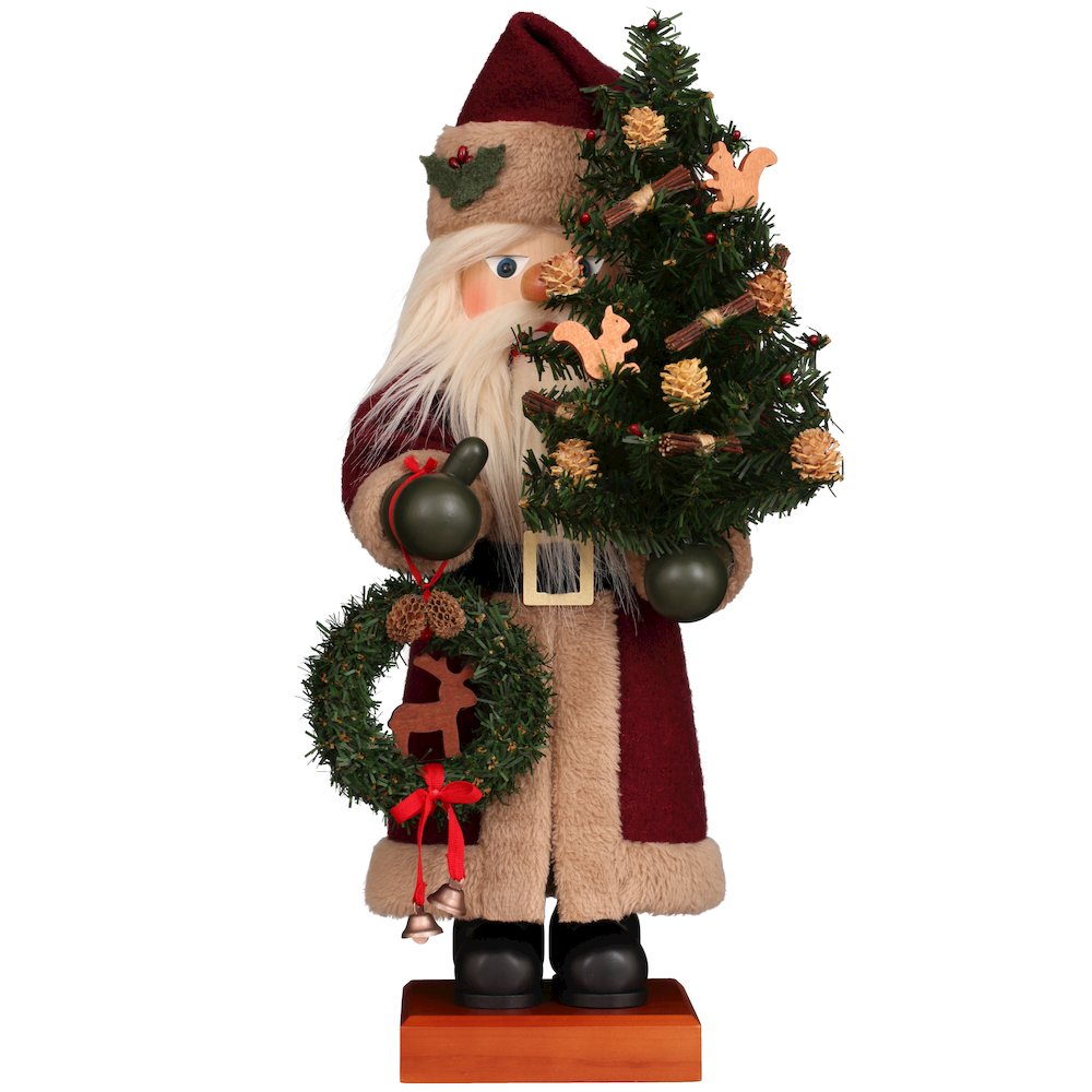 Premium Nutcracker - Woodland Santa. Picture 1