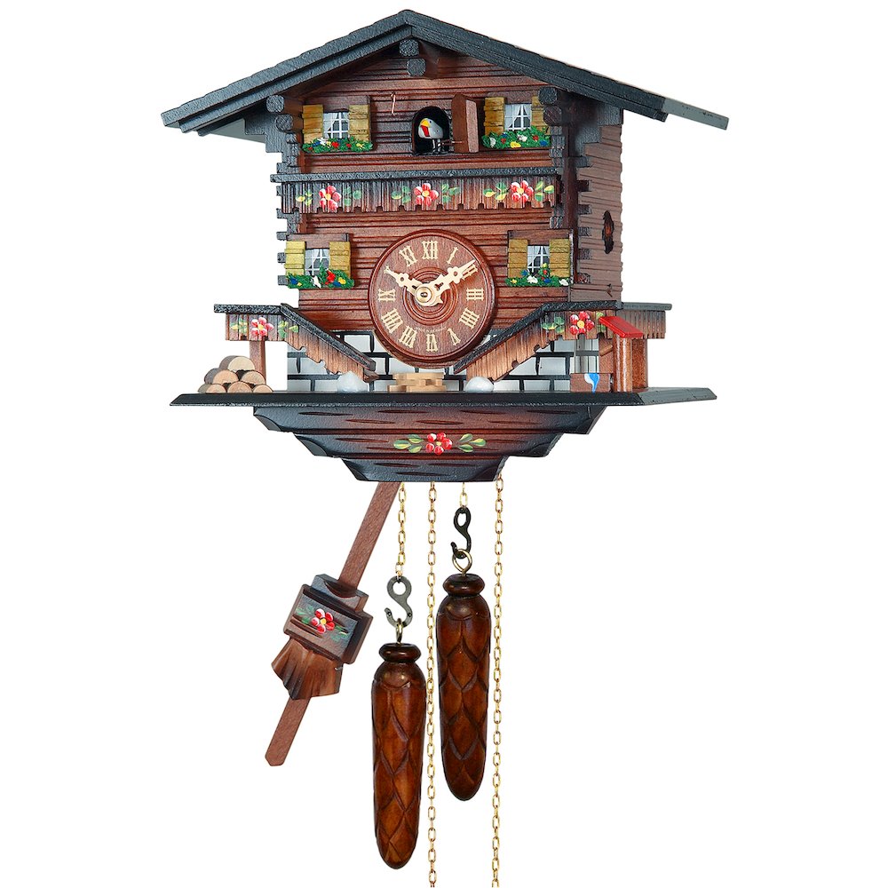 Battery-Operated Cuckoo Clock - Full Size. Picture 1