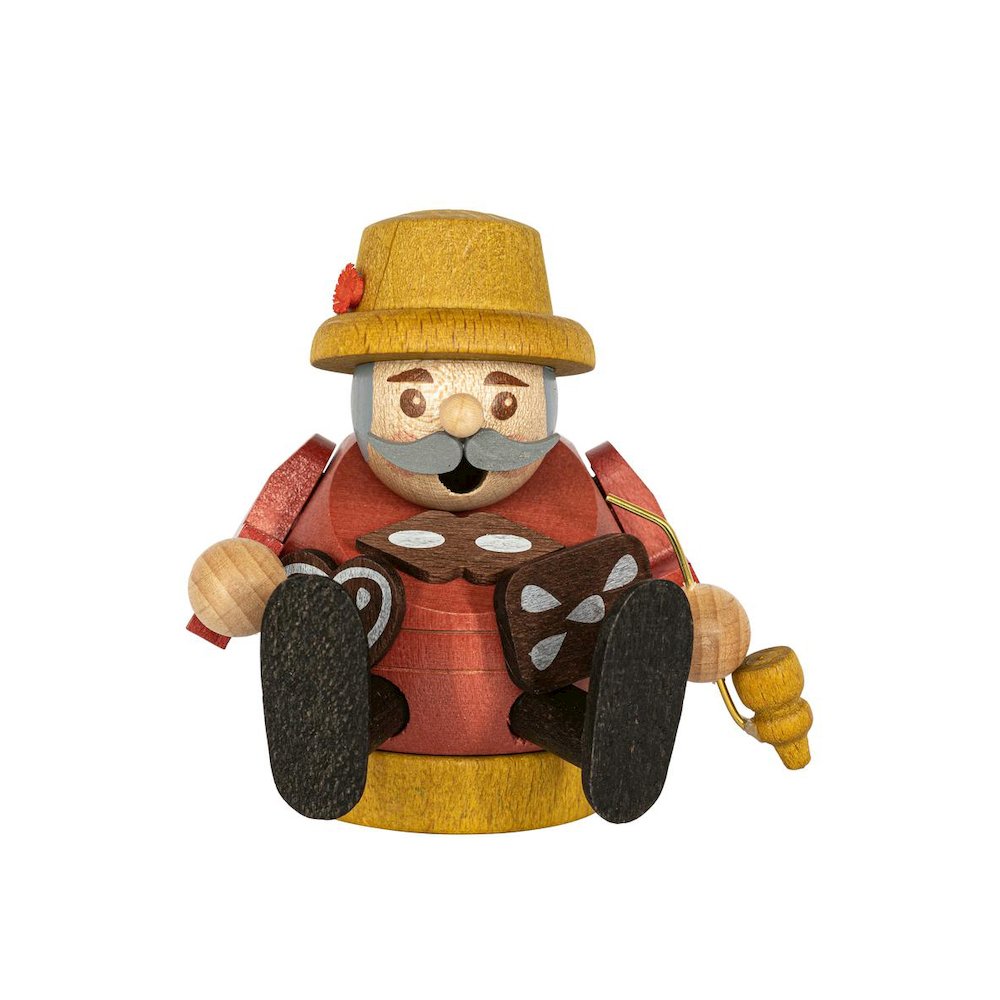 Incense Burner - Mini Gingerbread Seller Smoker. Picture 1