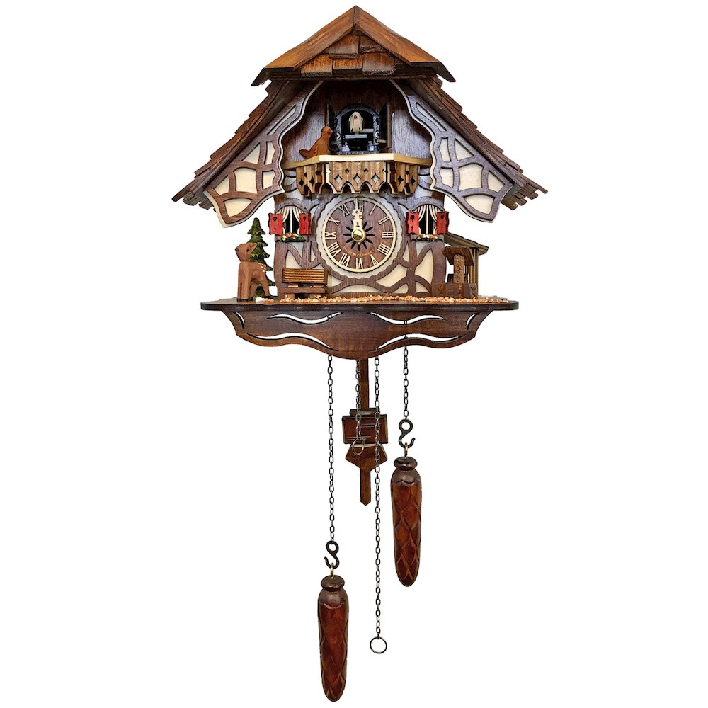 Battery-Operated Cuckoo Clock - Full Size. Picture 1