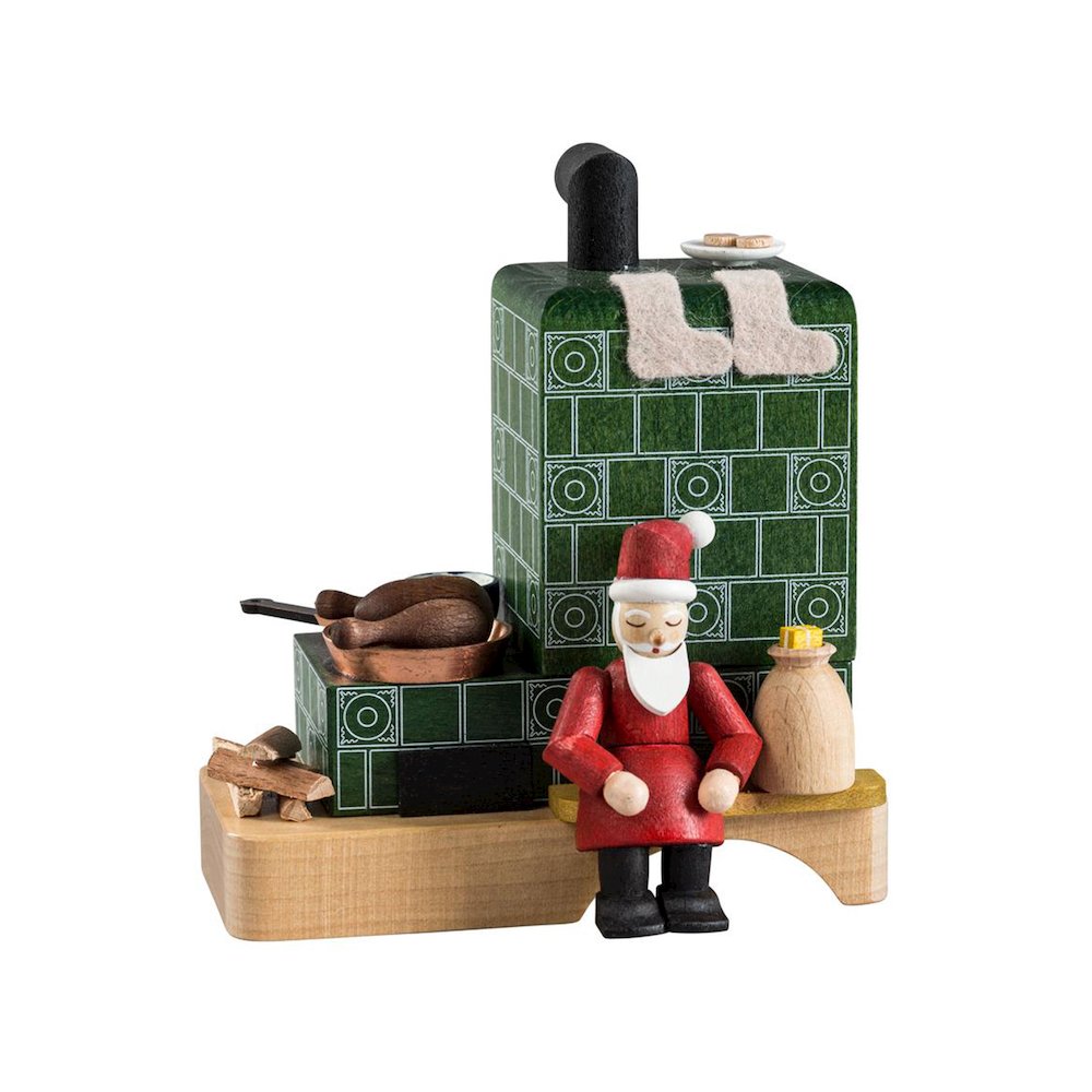 Incense Burner - Smoke Stove With Santa Claus. Picture 1