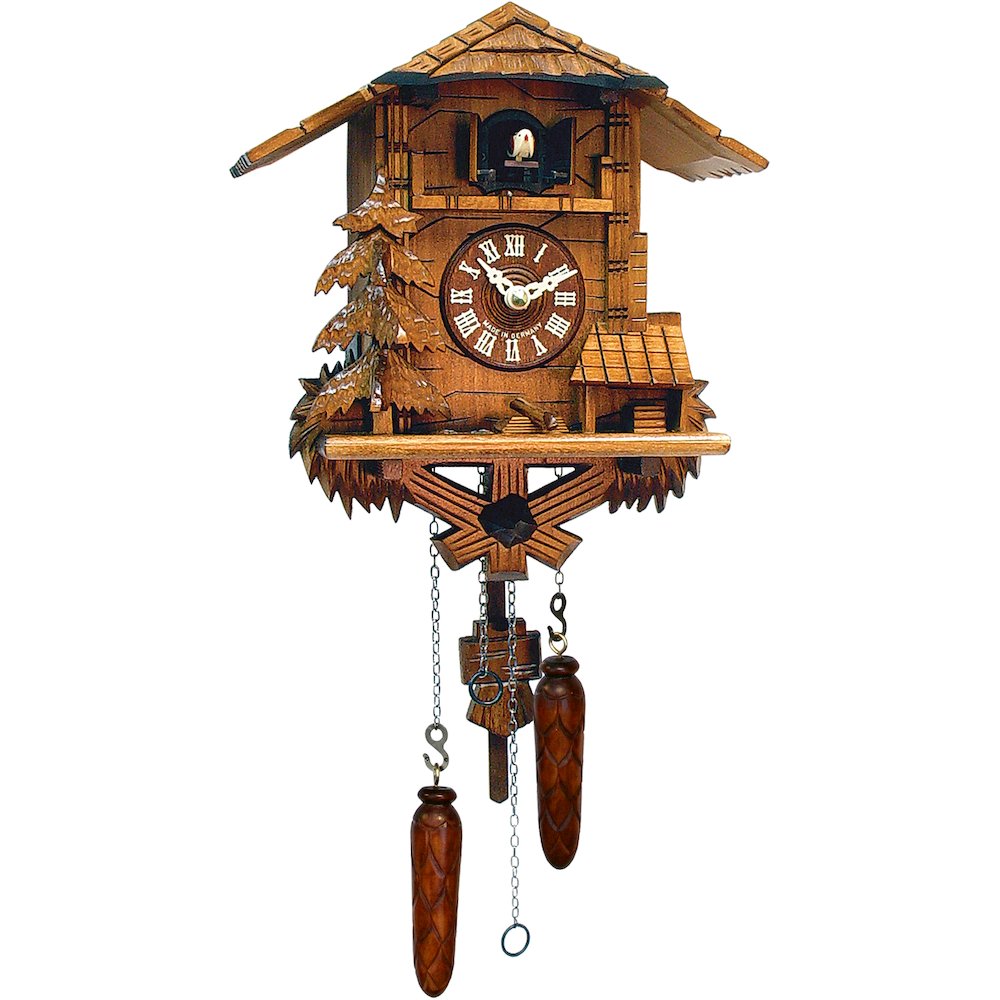 Battery-Operated Cuckoo Clock - Full Size. Picture 1