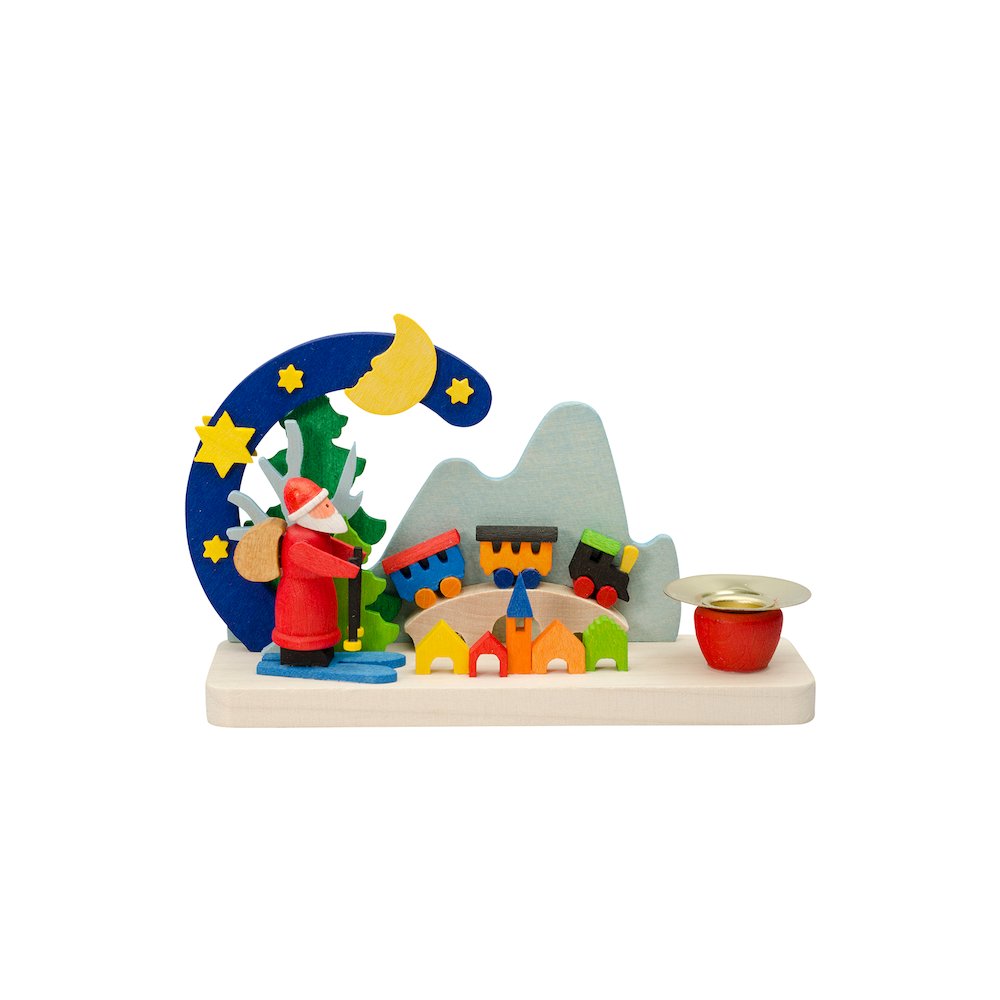 Ornament - Santa Candleholder. Picture 1
