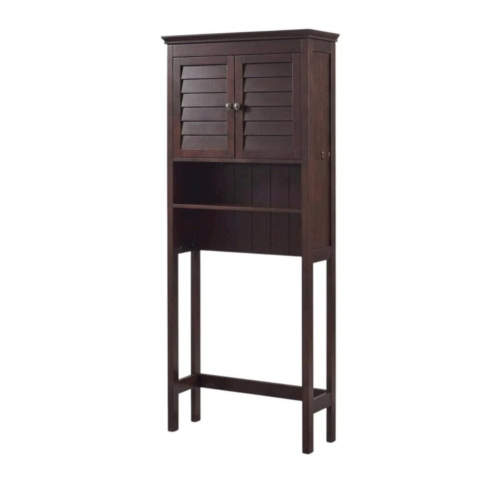 Espresso Space Saver Bathroom Vanity with Anti-Tip Hardware. Picture 1