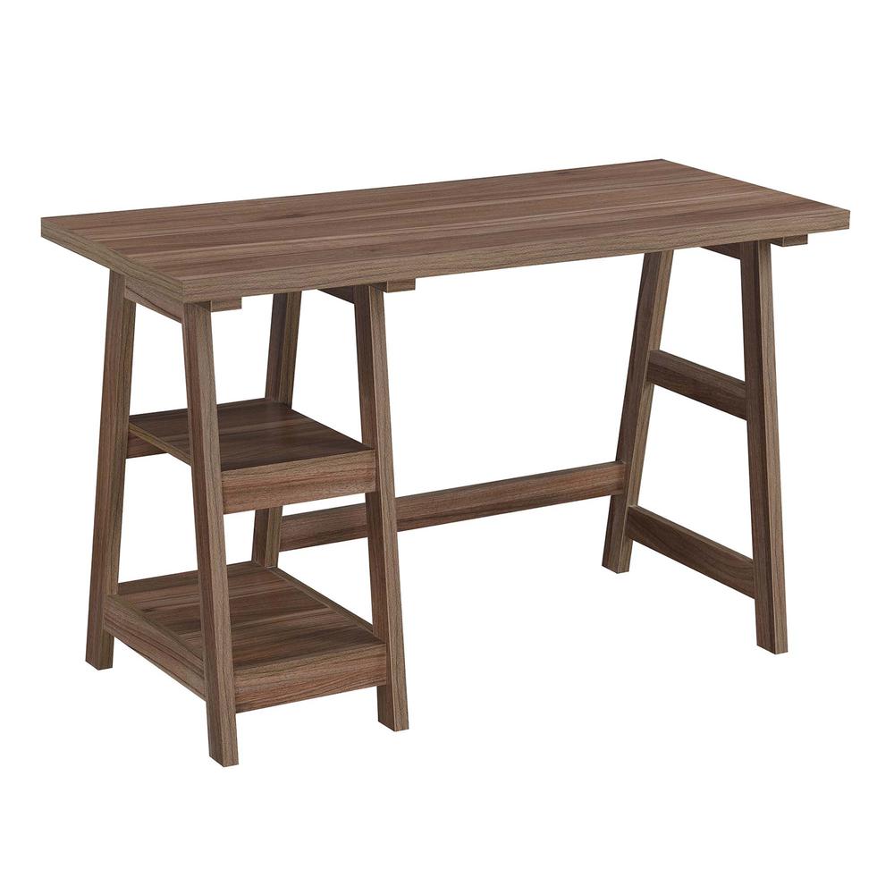 Designs2Go Trestle Desk with Shelves. Picture 1