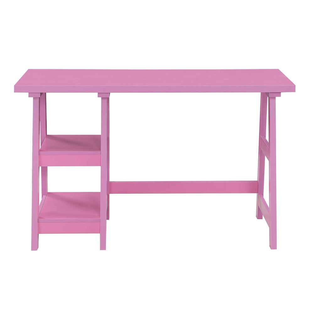 Designs2Go Trestle Desk with Shelves. Picture 7