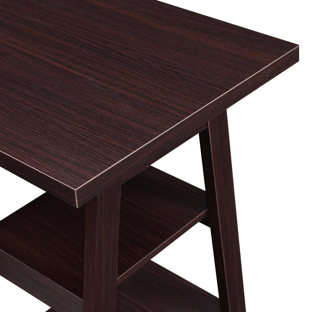 Designs2Go Double Trestle Desk with Shelves. Picture 2