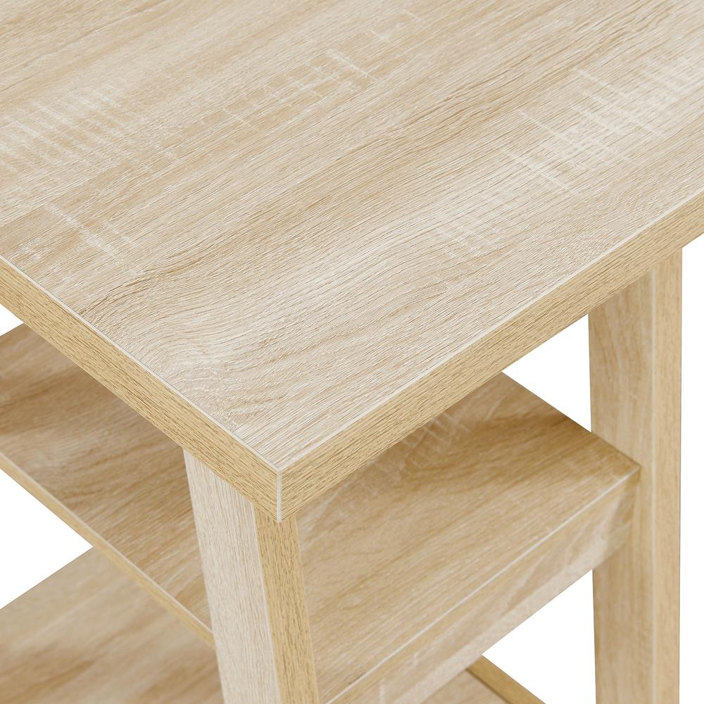 Designs2Go Double Trestle Desk with Shelves. Picture 2