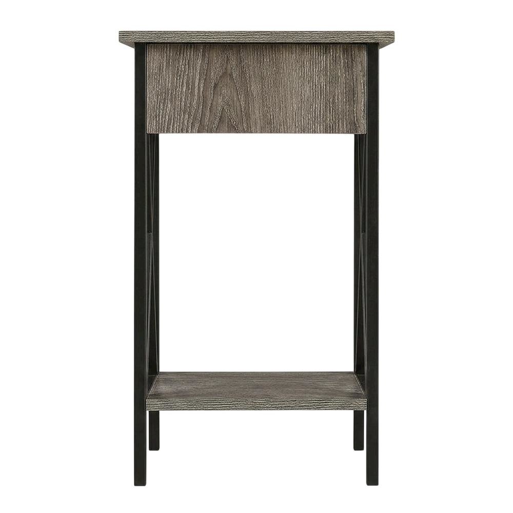 Glass Finish Flip Top Table with Compact Design for Living Room Use. Picture 4