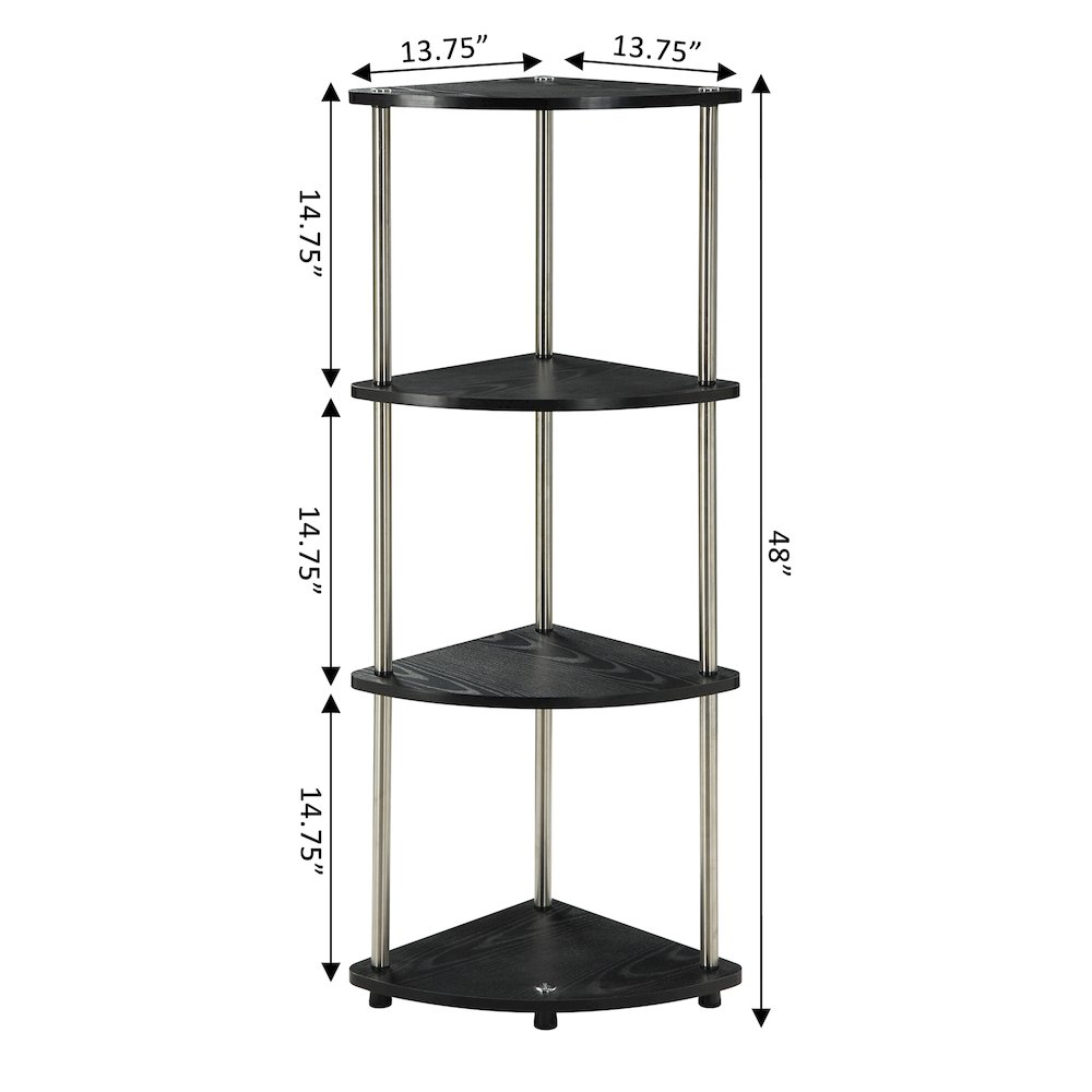 Designs2Go 4 Tier Corner Shelf. Picture 4