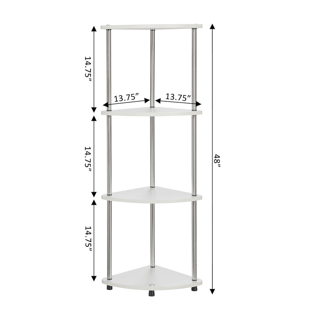 Designs2Go 4 Tier Corner Shelf. Picture 4