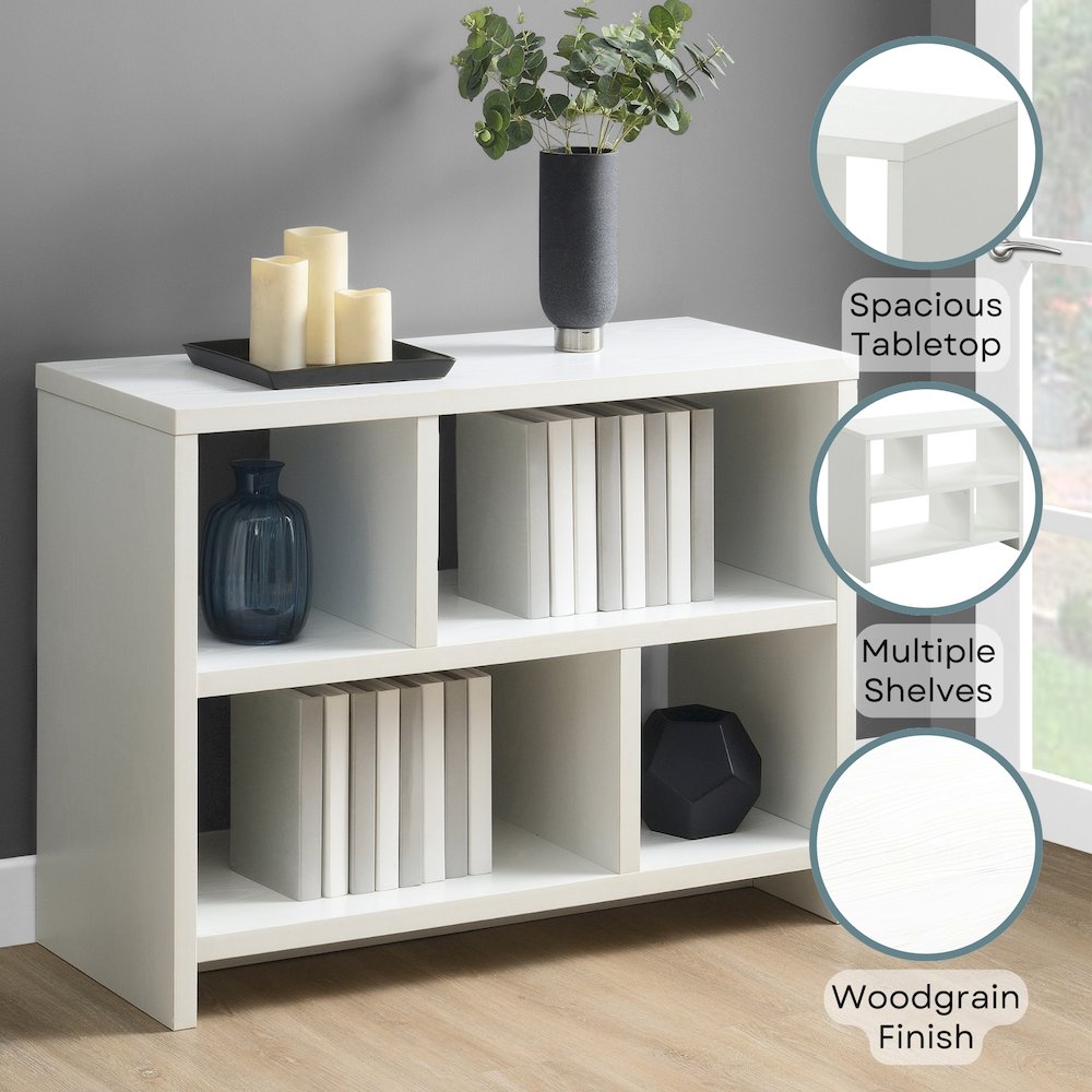 Northfield Console 3 Tier Bookcase. Picture 4