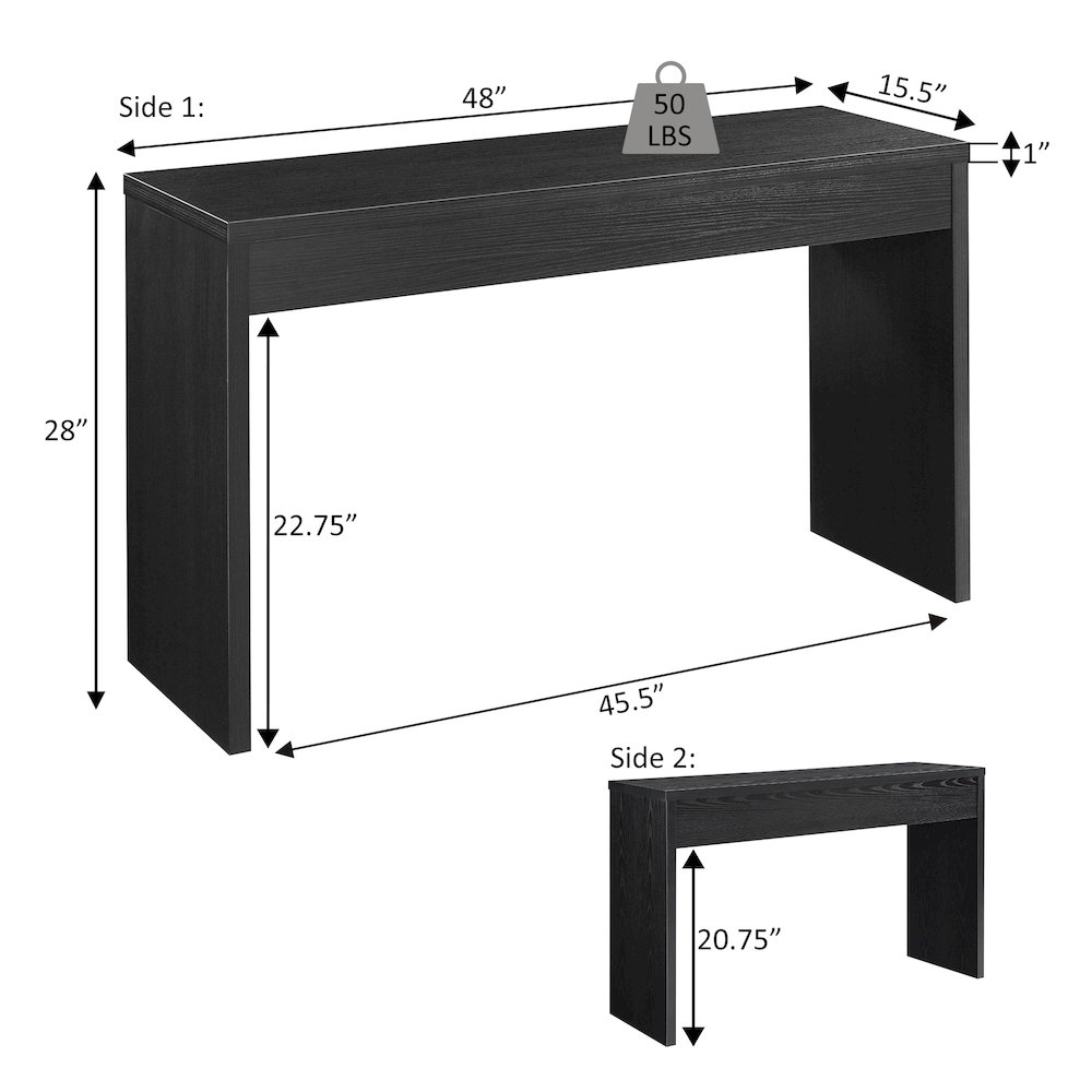 Northfield Entryway Hall Console Table/Desk. Picture 6