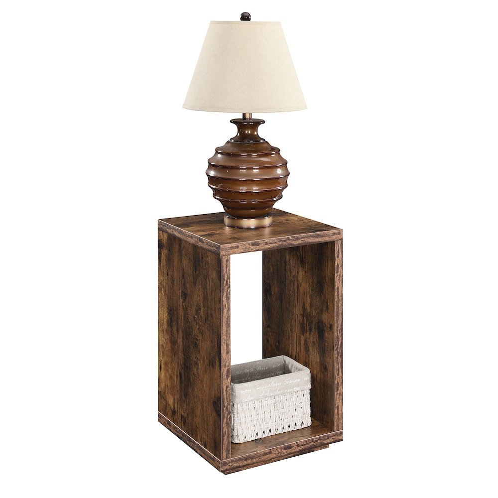 Northfield Admiral End Table with Shelf, Barnwood. Picture 3