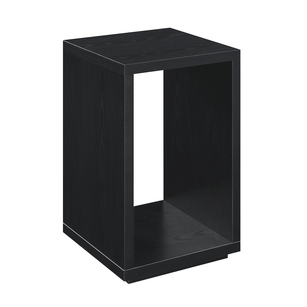 Northfield Admiral End Table with Shelf, Black. Picture 1