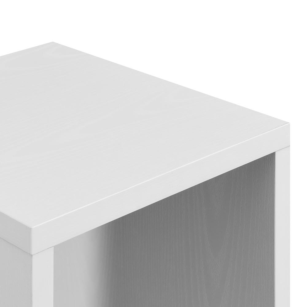 Northfield Admiral End Table with Shelf, White. Picture 1