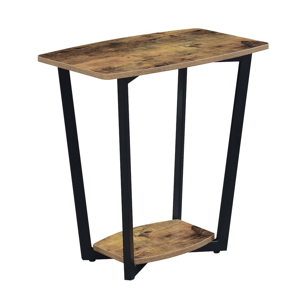 Graystone End Table with Shelf. Picture 1
