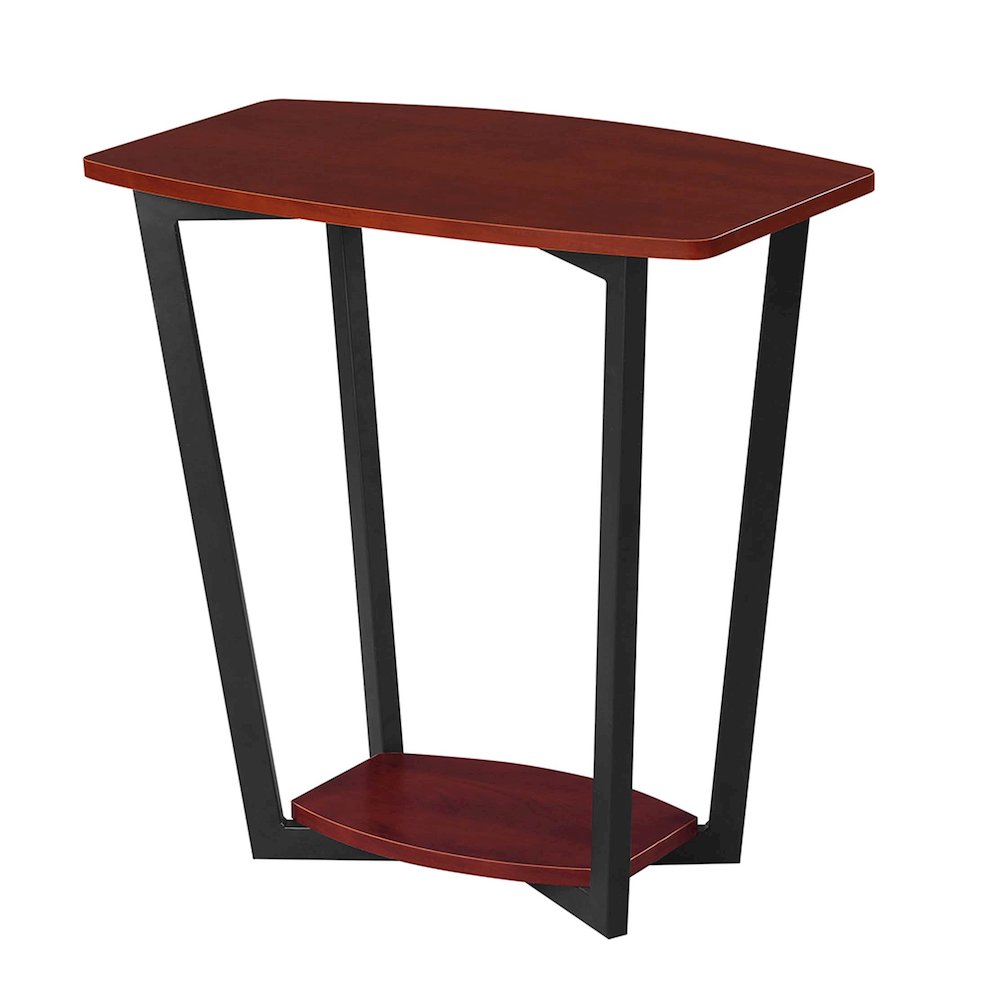 Graystone End Table with Shelf. Picture 1