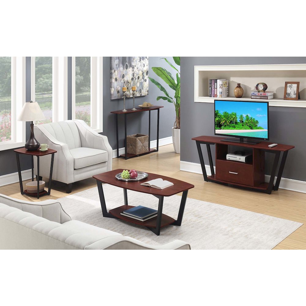 Graystone End Table with Shelf. Picture 5