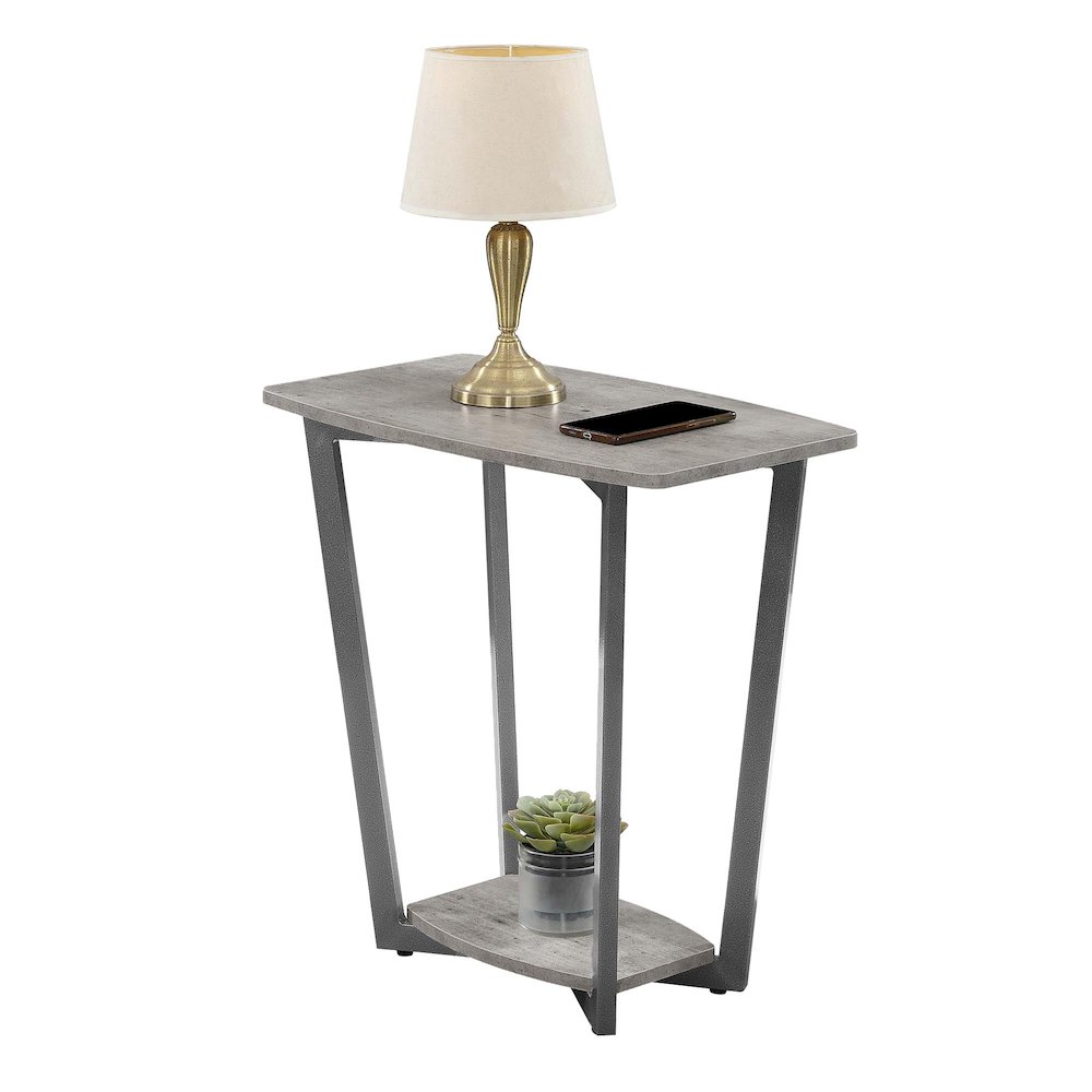 Graystone End Table with Shelf. Picture 3