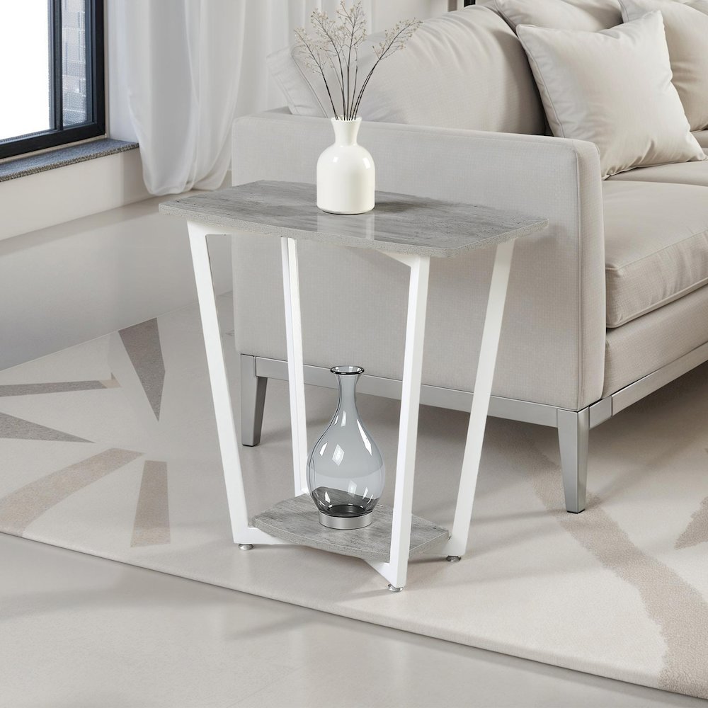 Graystone End Table with Shelf. Picture 2