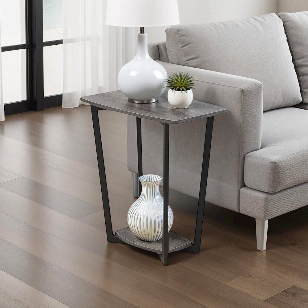 Graystone End Table with Shelf. Picture 2