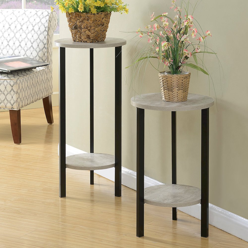 Graystone 31 inch 2 Tier Plant Stand. Picture 5