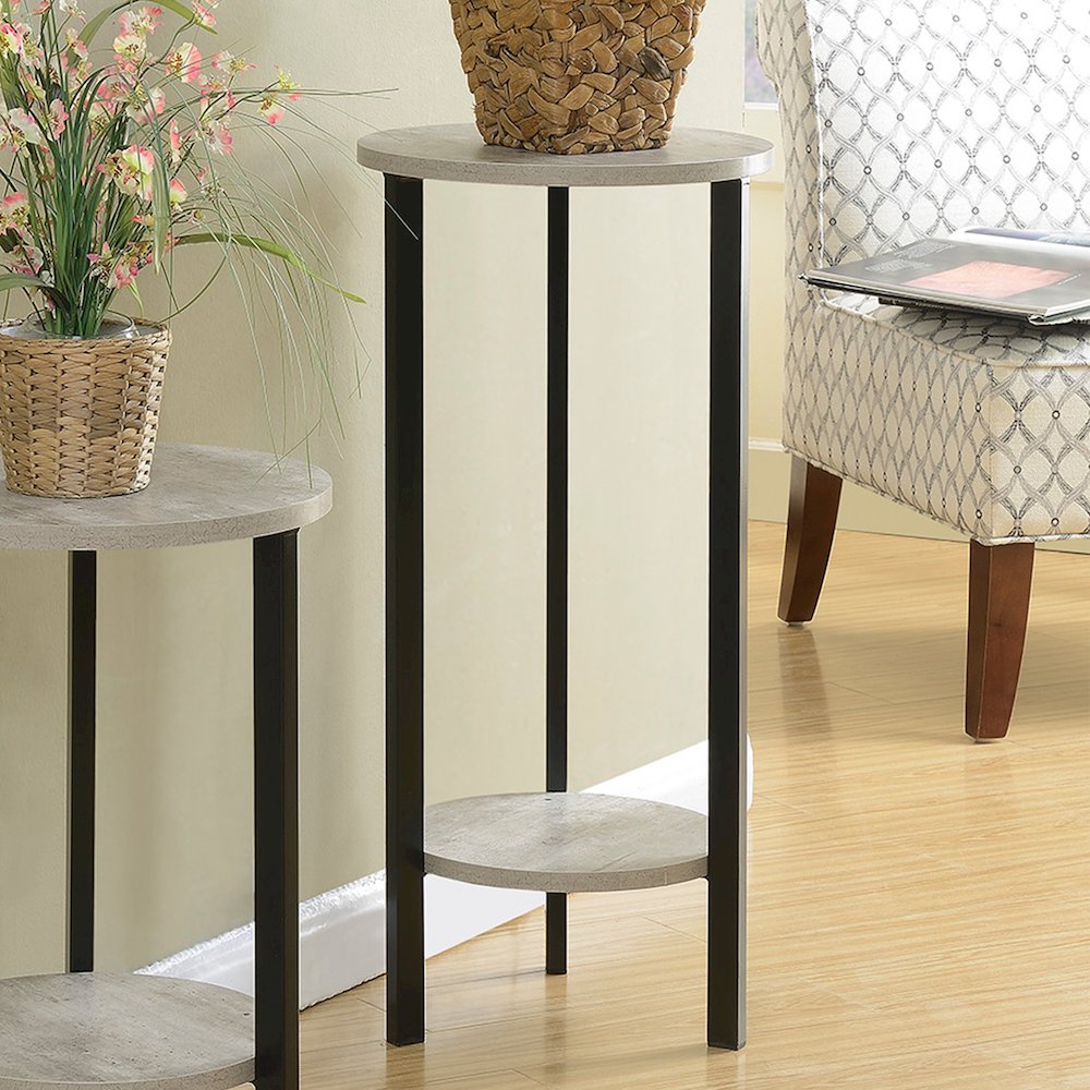 Graystone 31 inch 2 Tier Plant Stand. Picture 2