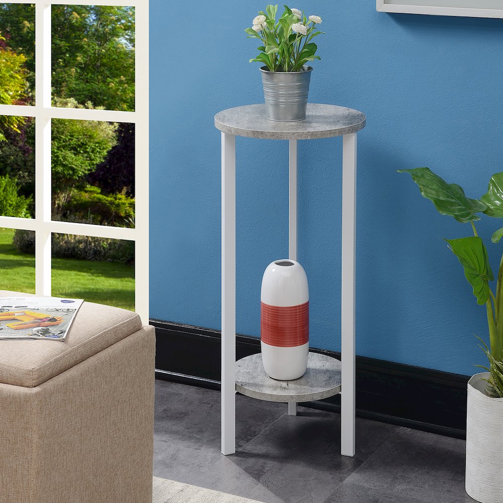 Graystone 31 inch 2 Tier Plant Stand. Picture 2
