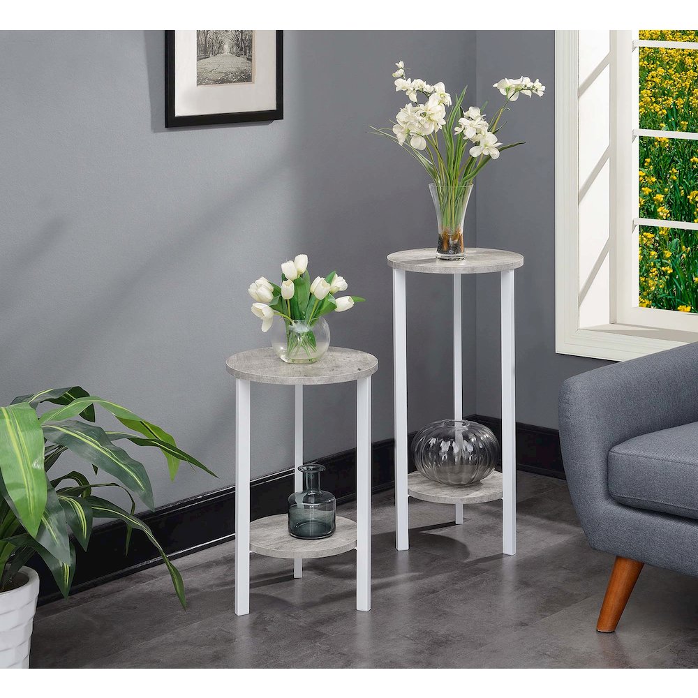 Graystone 24 inch 2 Tier Plant Stand. Picture 4