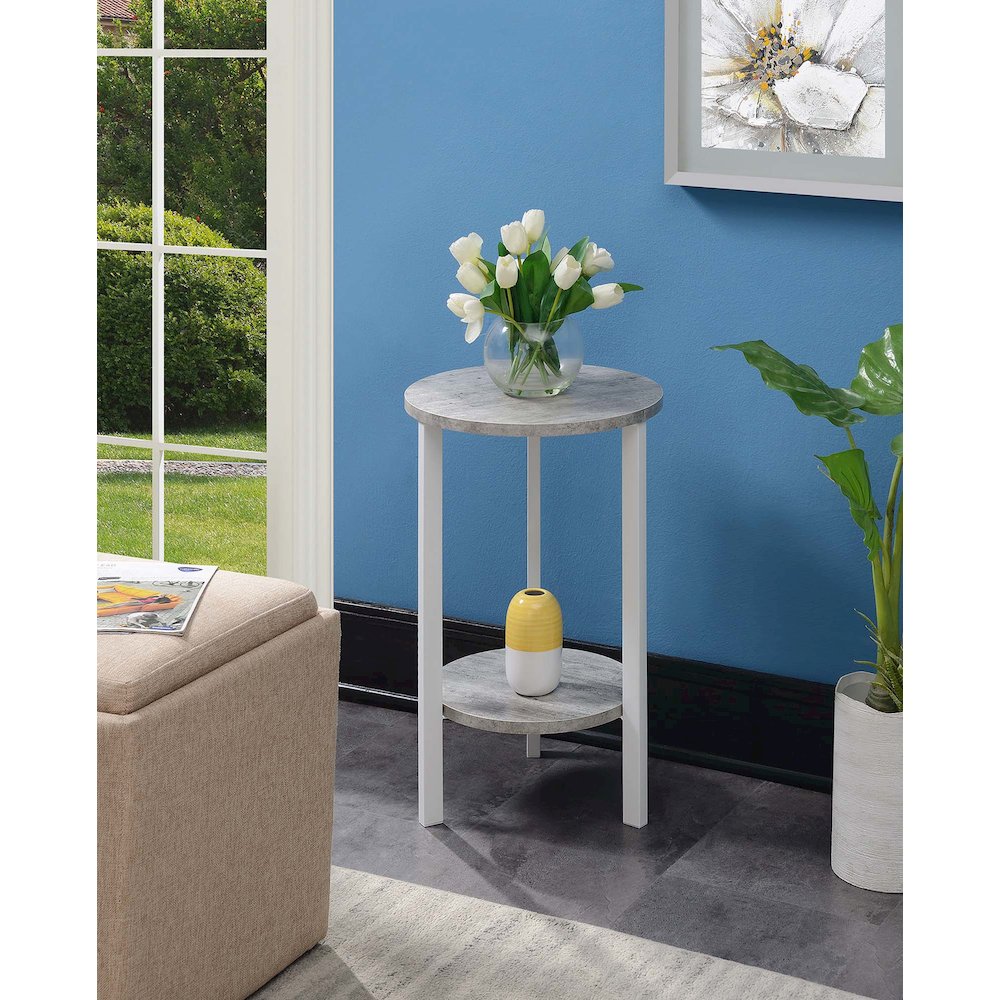 Graystone 24 inch 2 Tier Plant Stand. Picture 2
