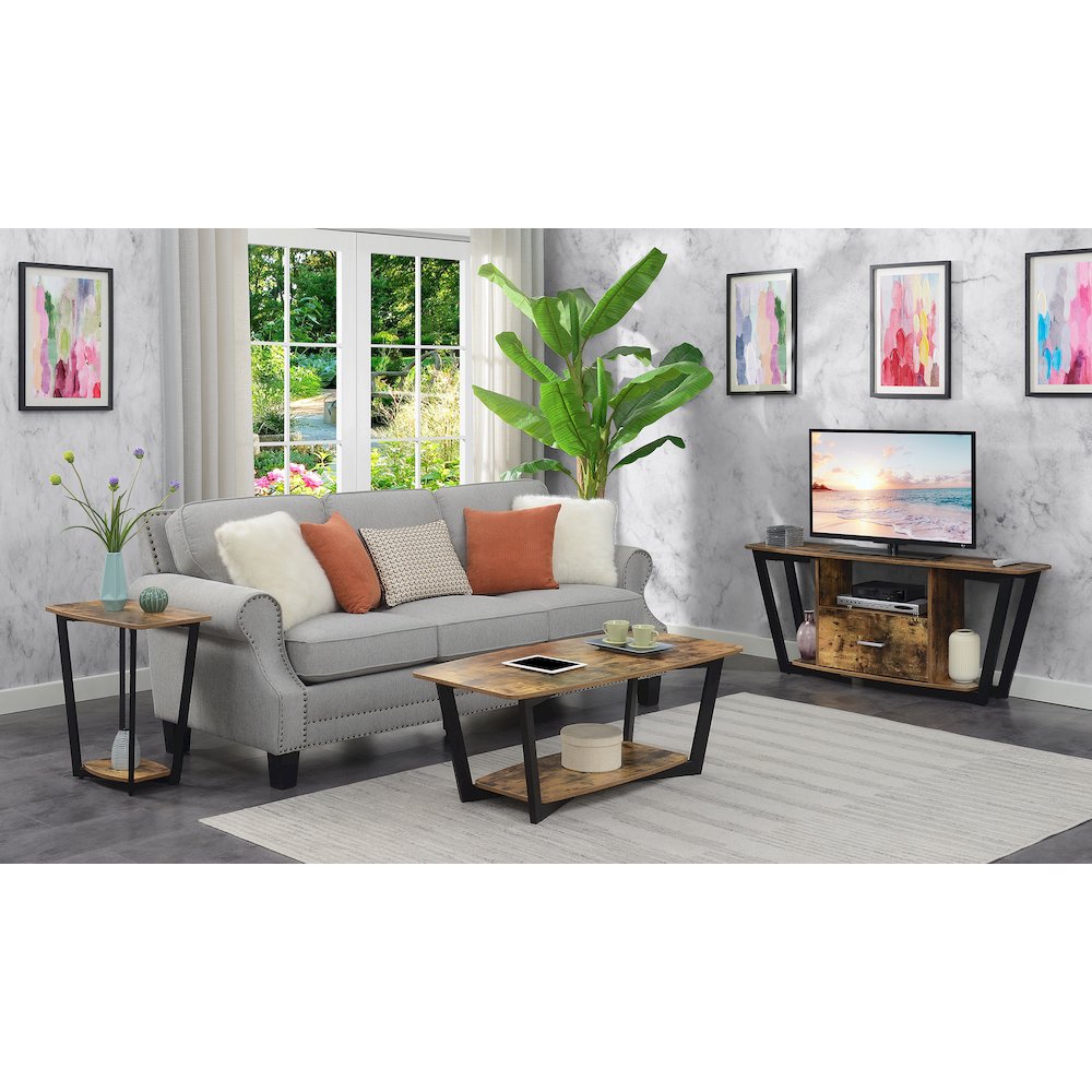 Graystone Coffee Table with Shelf. Picture 5