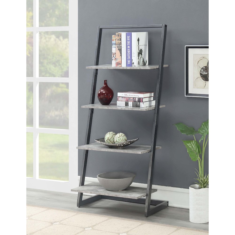 Graystone 4 Tier Ladder Bookcase/shelf. Picture 2