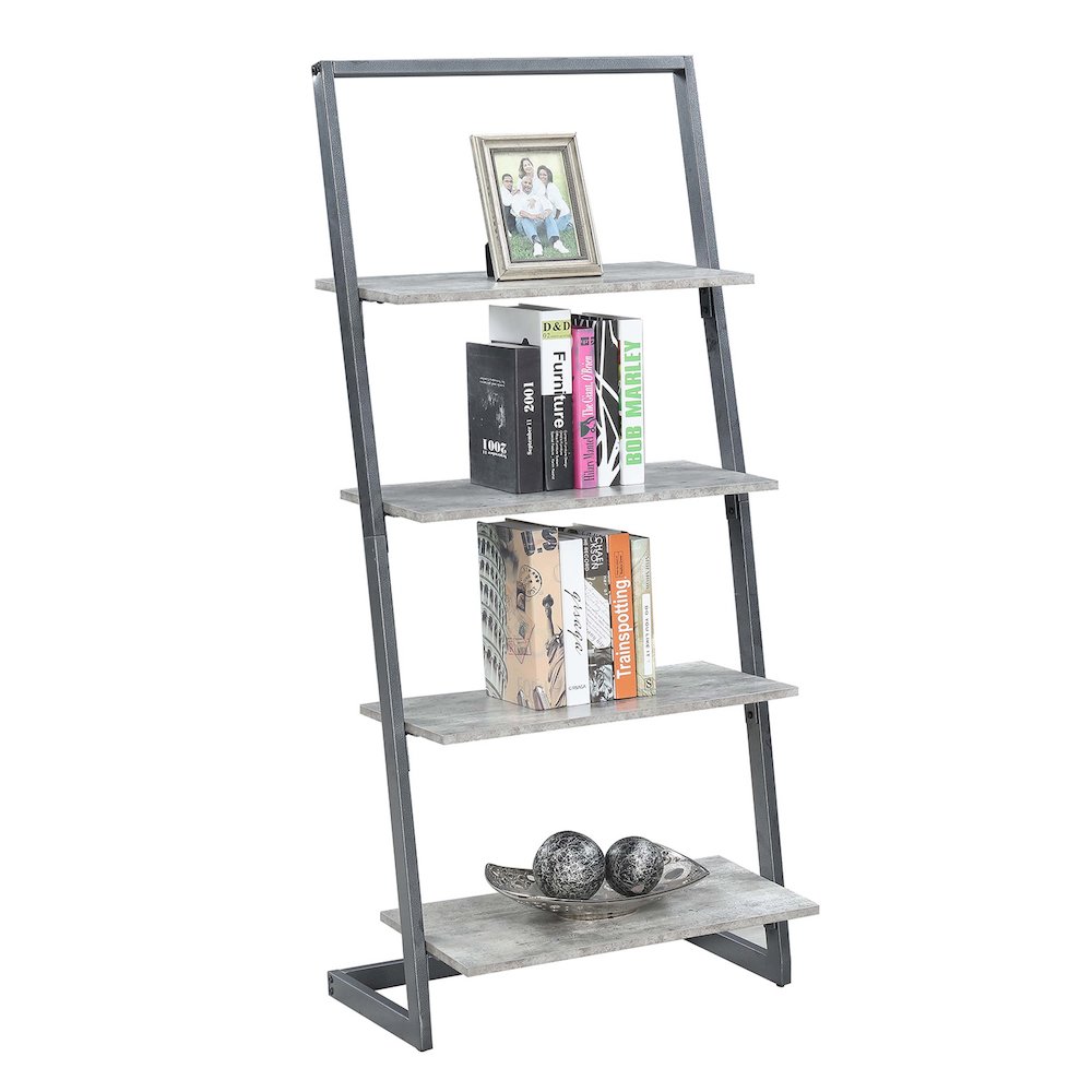 Graystone 4 Tier Ladder Bookcase/shelf. Picture 3