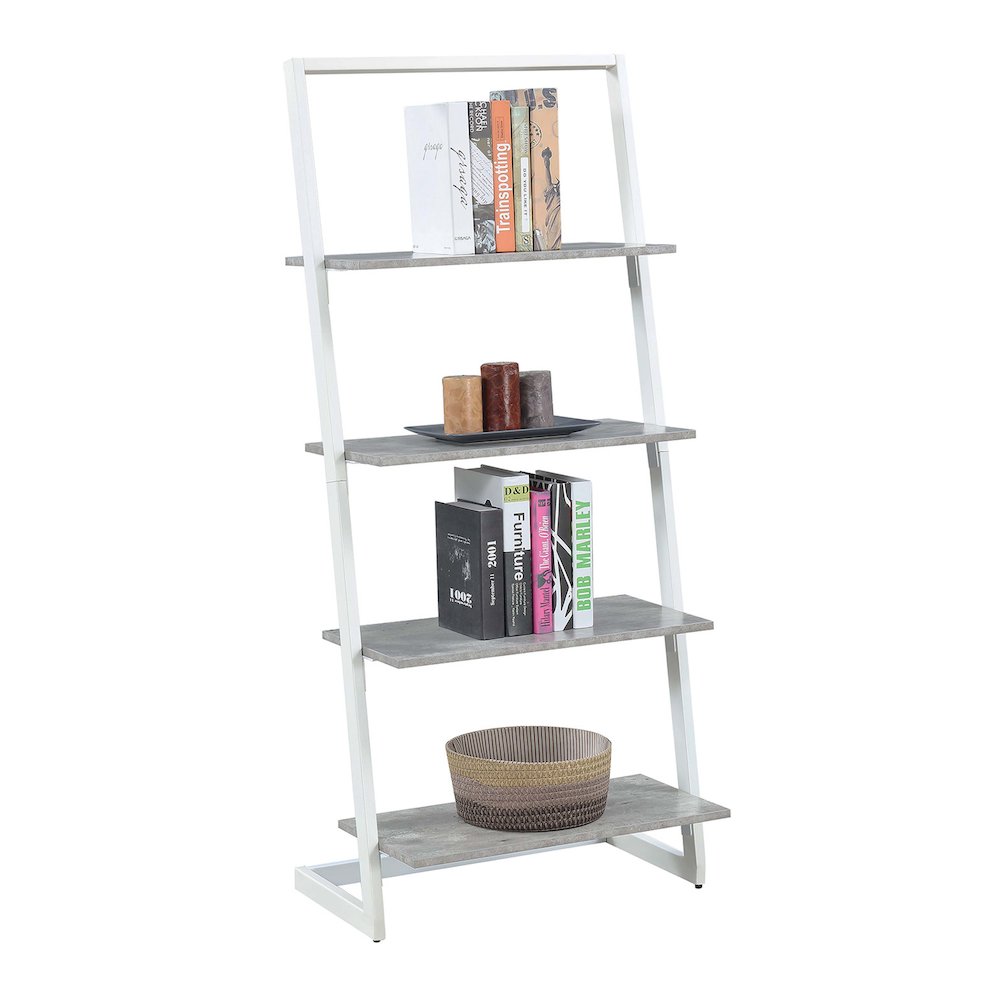 Graystone 4 Tier Ladder Bookcase/shelf. Picture 3