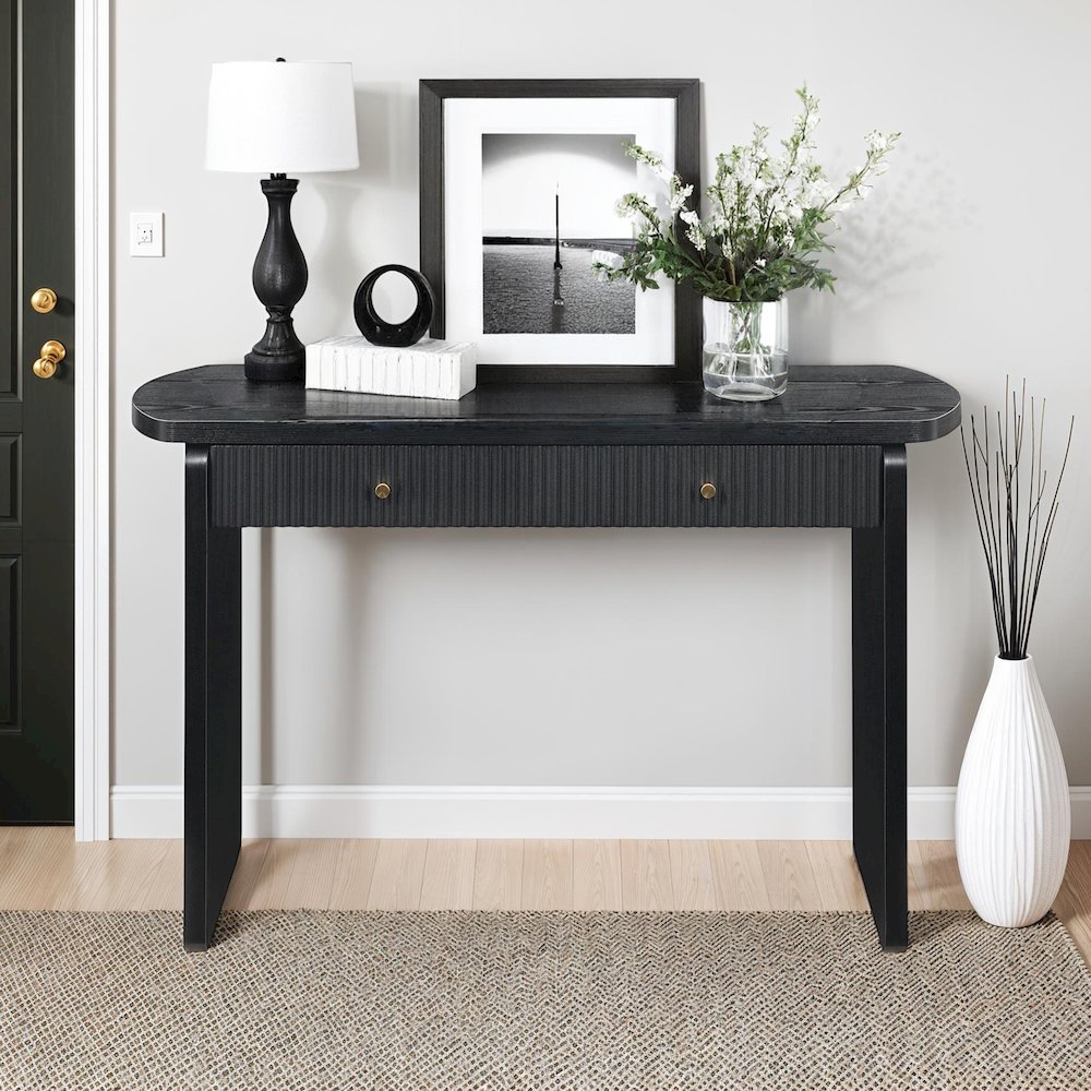 Weston 1 Drawer Hall Entryway Console Table. Picture 2
