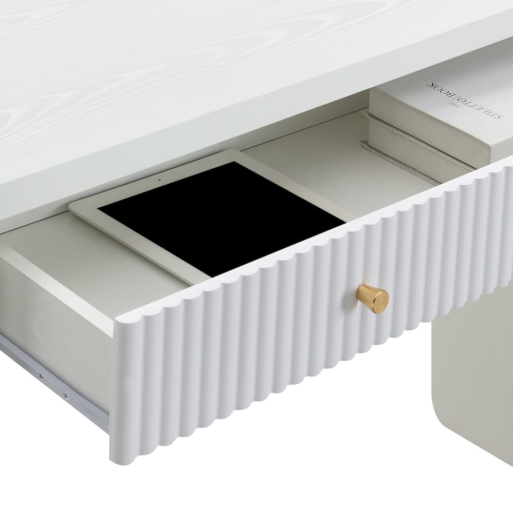 Weston 1 Drawer Hall Entryway Console Table. Picture 5