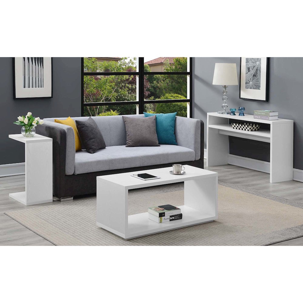Northfield Deluxe Entryway Hall Console Table with Shelf. Picture 5