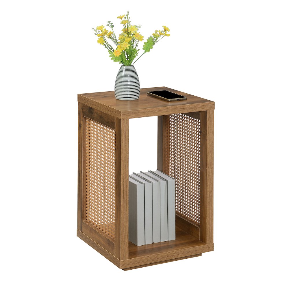 Northfield Admiral Weave End Table with Shelf. Picture 3