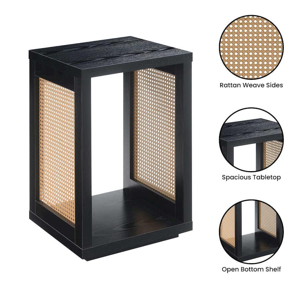 Northfield Admiral Weave End Table with Shelf. Picture 4