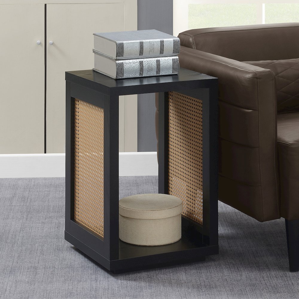 Northfield Admiral Weave End Table with Shelf. Picture 2