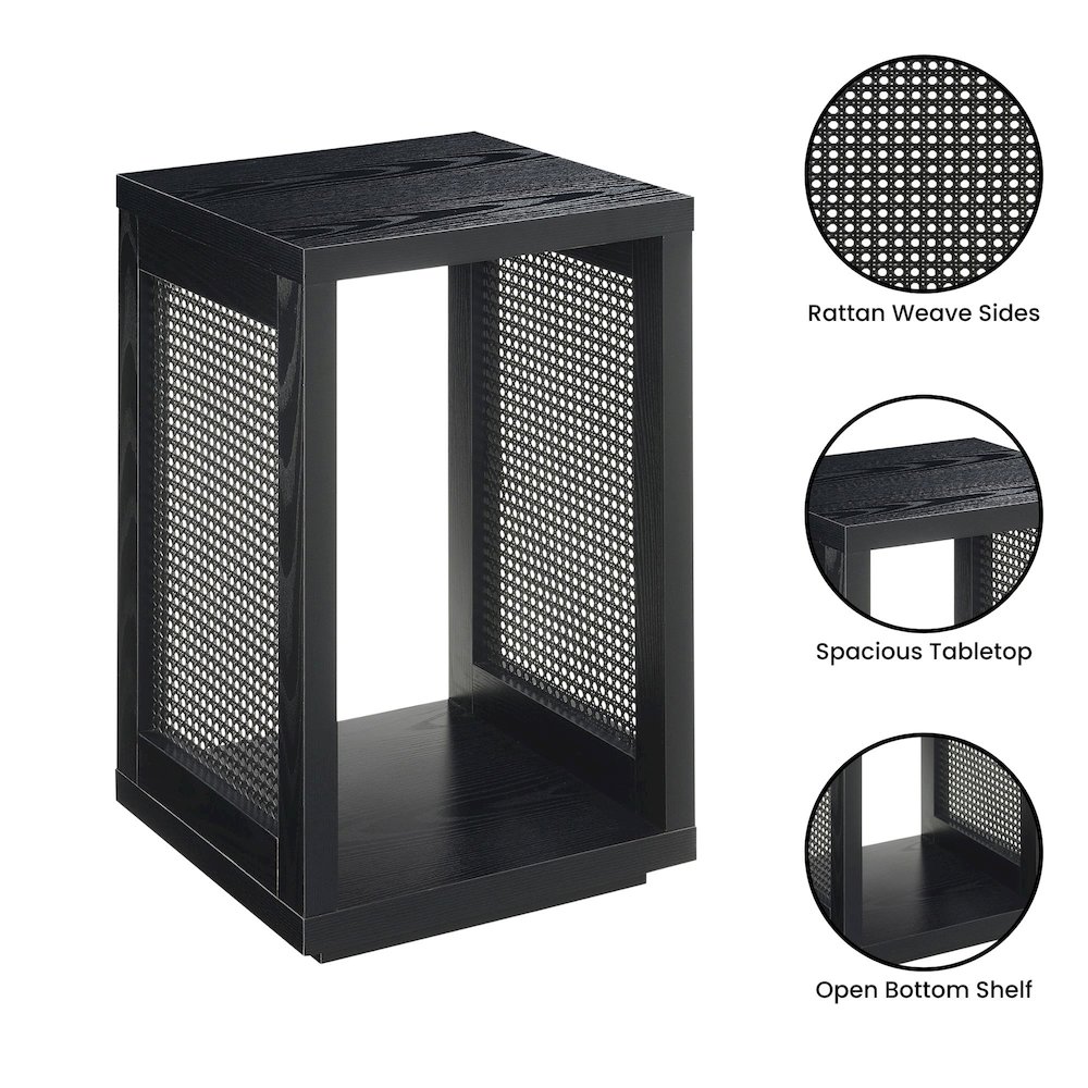 Northfield Admiral Weave End Table with Shelf. Picture 4